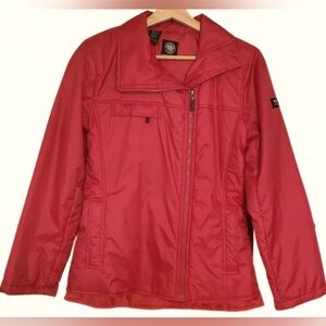 DKNY Red Nylon Puff Jacket/Coat Y2k Vintage Sz Small